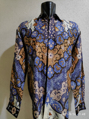 Kemeja batik tulis ATBM Sutera