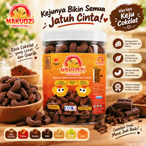 MAKYOZI Makaroni Keju Cokelat Kemasan Toples