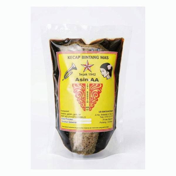 Kecap Asin AA Bintang Mas Kemasan 235 ml