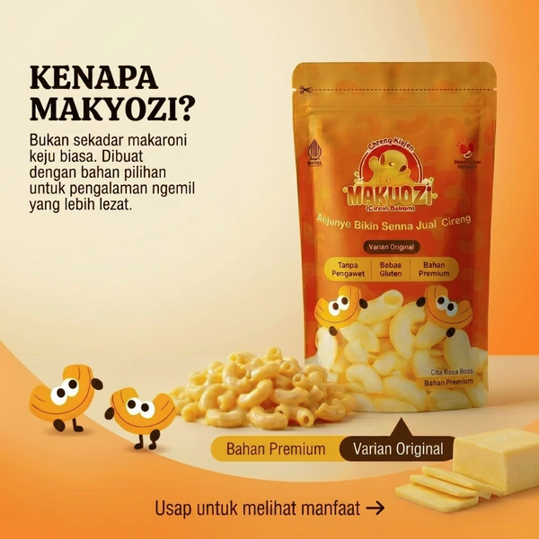Makaroni Keju Kraft Cheddar Original Kemasan Toples