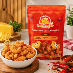 MAKYOZI Makaroni Keju Pedas Enak Gurih Bikin Nagih