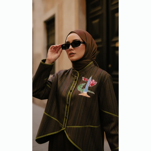 Rasyida Alam - Blus Sashi Lurik