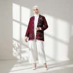 Mynada - Aster Kimono Outer Katun Wastra Tenun Premium
