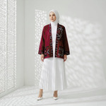 Mynada - Aster Kimono Outer Katun Wastra Tenun Premium