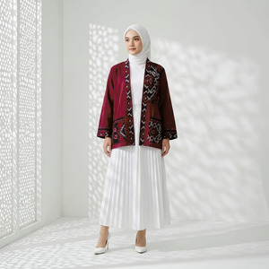 Mynada - Aster Kimono Outer Katun Wastra Tenun Premium