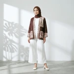 Mynada - Aster Kimono Outer Katun Wastra Tenun Premium