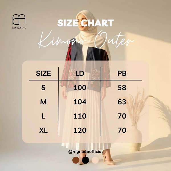 Mynada - Aksara Kimono Outer Katun Wastra Tenun Premium