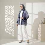 Mynada - Aksara Kimono Outer Katun Wastra Tenun Premium