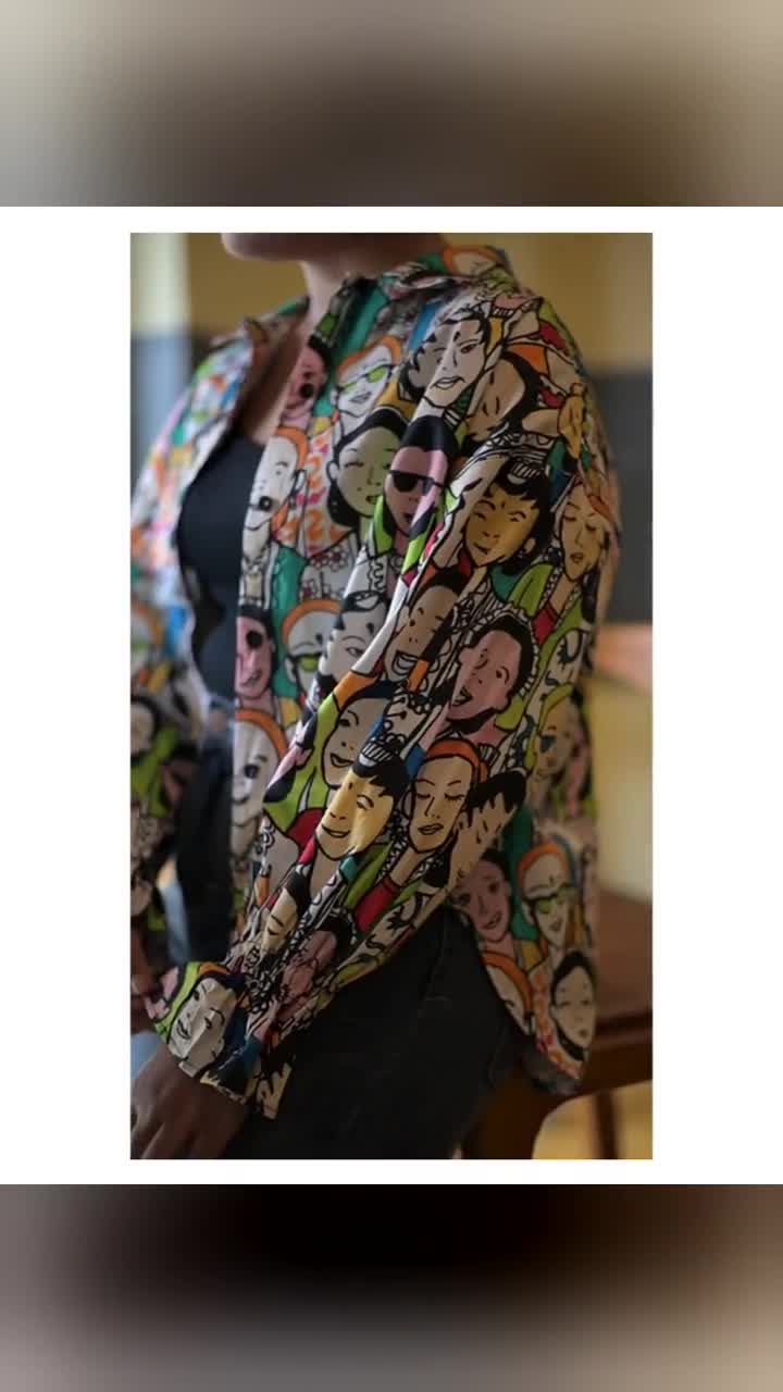 BLOUSE KARET PEREMPUAN BERKEBAYA