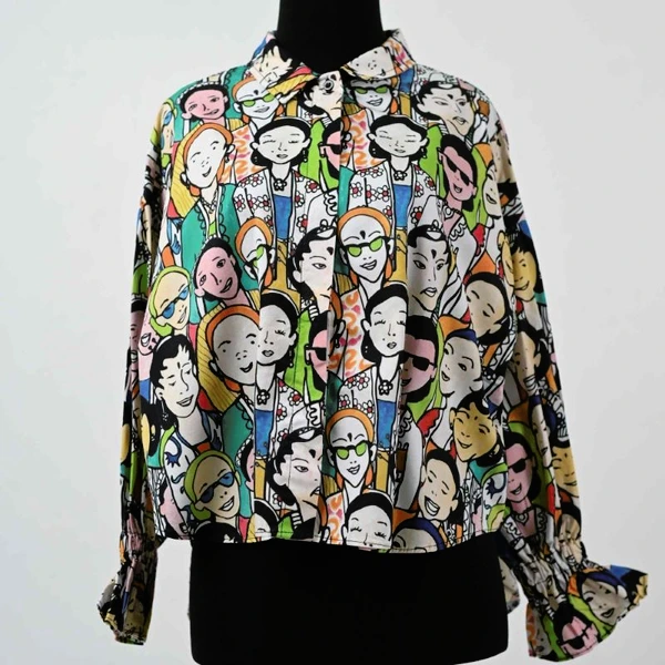 BLOUSE KARET PEREMPUAN BERKEBAYA