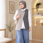 Mynada - Elora Vest Outer Wanita Asimetris