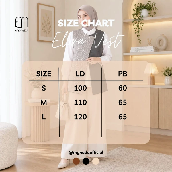 Mynada - Elora Vest Outer Wanita Asimetris