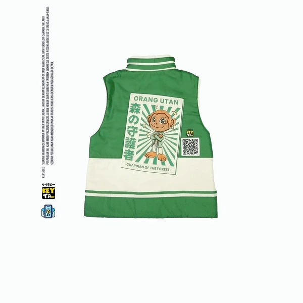 Vest Print Anak Otan