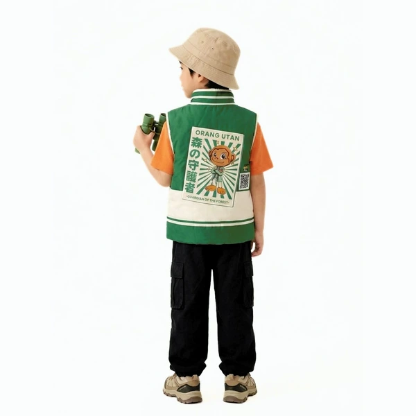 Vest Print Anak Otan