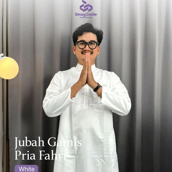 Jubah Gamis Pria Fahri Katun Premium