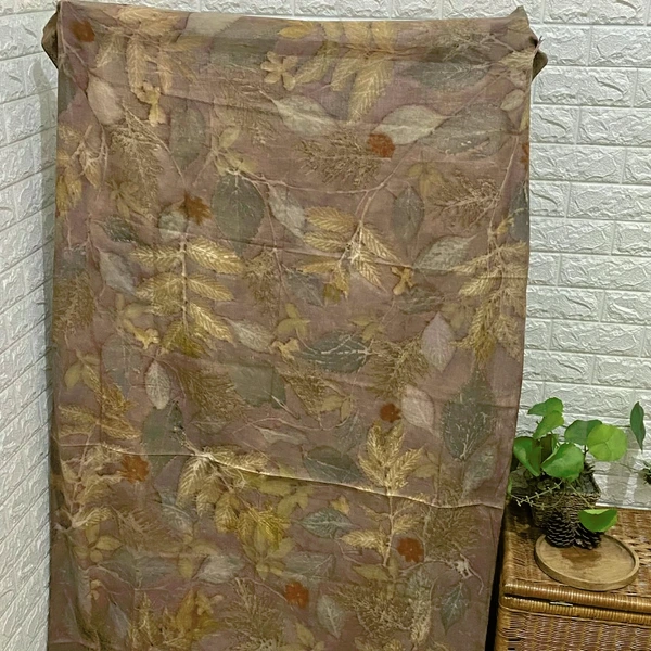 Kain Katun Ecoprint Leafcena - Shantika Fashion (LSF 06)