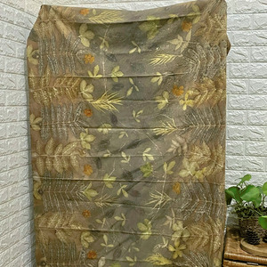 Kain Katun Ecoprint Leafcena - Shantika Fashion (LSF 07)