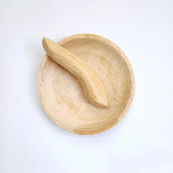 Cobek Besar 20cm Plus Ulekan