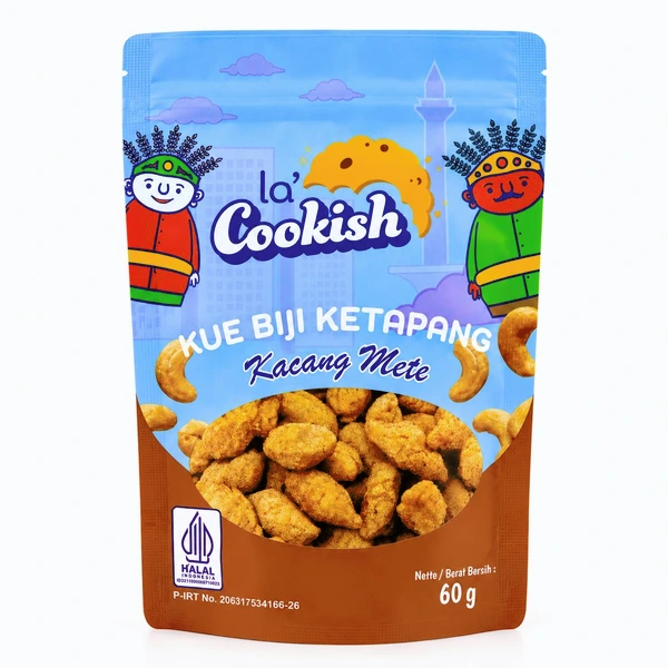 La'Cookish Kue Biji Ketapang Mete 60 g