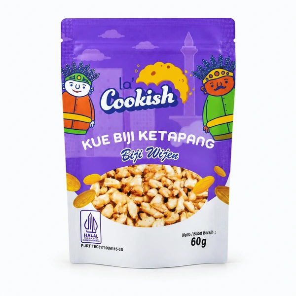 La'Cookish Kue Biji Ketapang Wijen 60 g