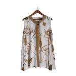 Outer Shania Ecoprint putih