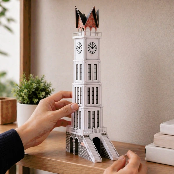 Jam Gadang, Papercraft Ichinogami (DIY), isi 1 landmark Bukittinggi Sumatera, tinggi 35 cm