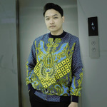 Jaket Bomber Batik Tulis Unisex Motif Beras Tumpah
