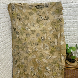 Kain Katun Ecoprint Leafcena - Shantika Fashion (LSF 12)