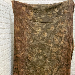 Kain Katun Ecoprint Leafcena - Shantika Fashion (LSF 13)