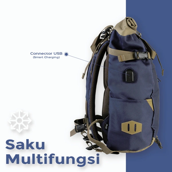 ATVA Tas Backpack Rolltop Harrier Series