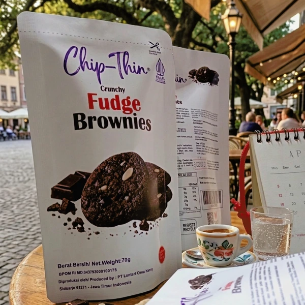 Chip-Thin Crunchy Fudge Brownies 70g