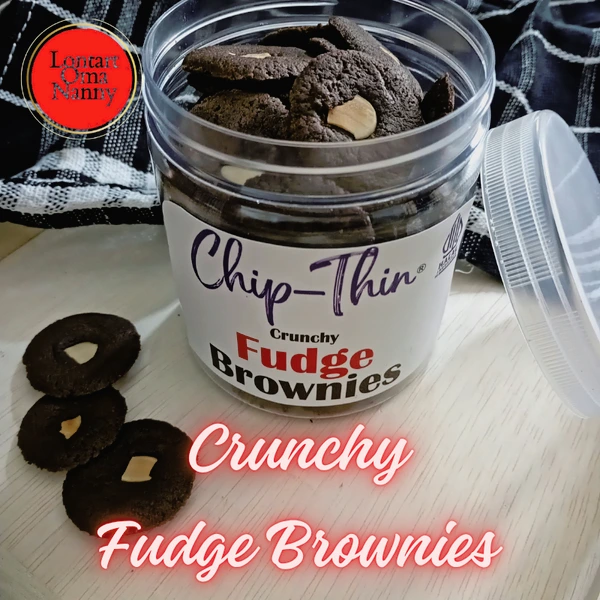 Chip-Thin Crunchy Fudge Brownies Jar 200g