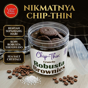 Chip-Thin Crunchy Robusta Brownies Jar 200g