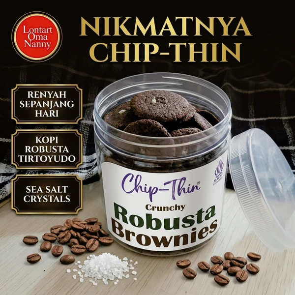Chip-Thin Crunchy Robusta Brownies Jar 200g