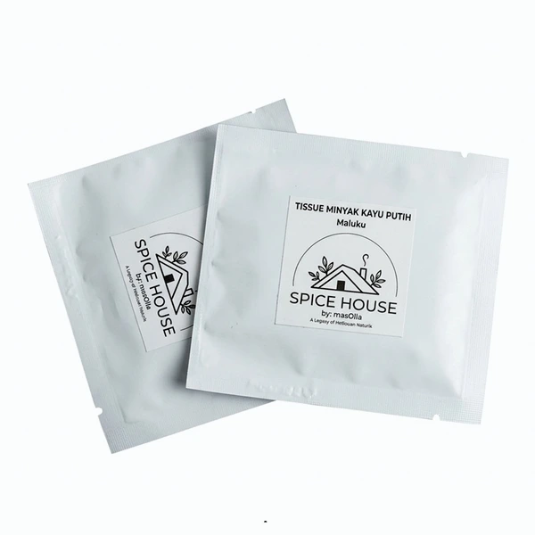 Tissue Minyak Kayu Putih isi 10 sachet merk Spice House by maOlla, tisu