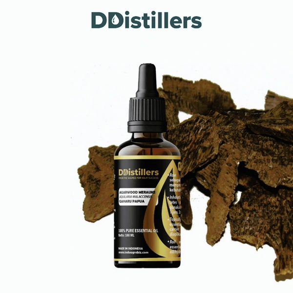 Agarwood Merauke / Gaharu Papua Essential Oil Pure 100%, 50-100ML GS