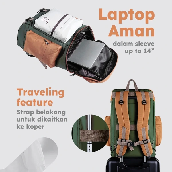 ATVA Tas Backpack Maestro Vakanzee Series