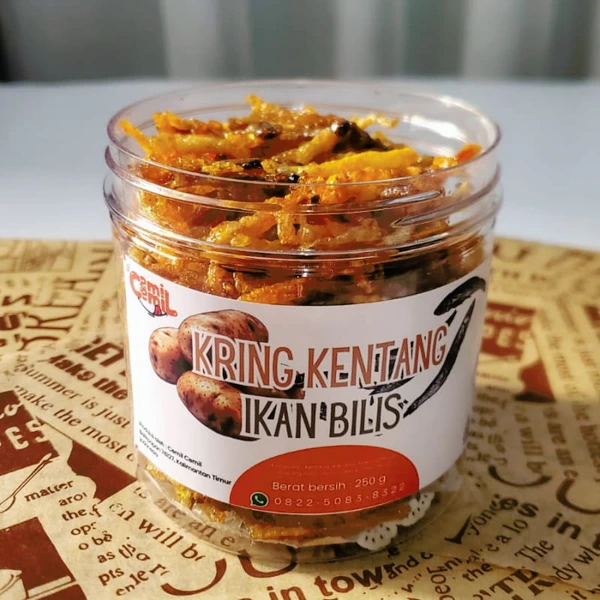 Kring Kentang Ikan Bilis - 120g