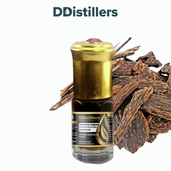 Agarwood Sumbawa / Gaharu NTB Essential Oil Pure 100%, 3-12ML GS