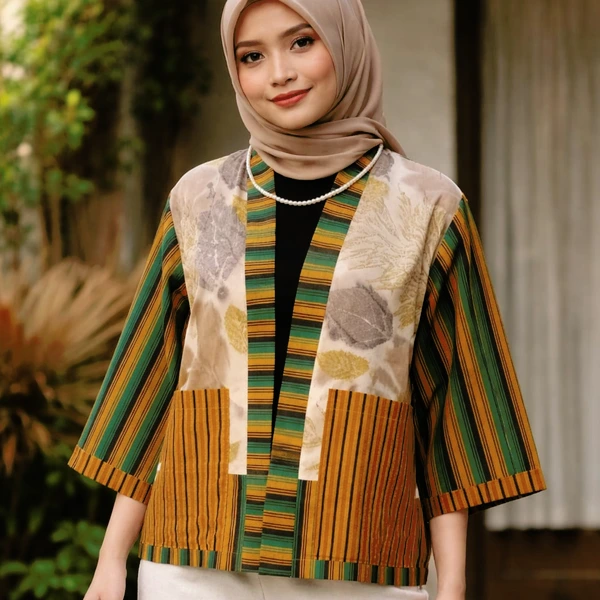 Outer Kimono Ecoprint