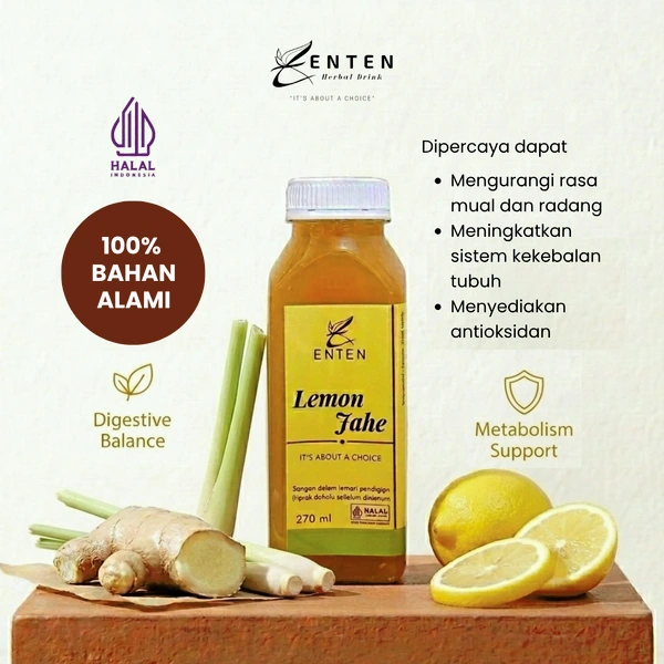 Lemon Jahe ENTEN 270 ml