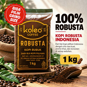 Kopi Bubuk Robusta 100% | Koleo Coffee