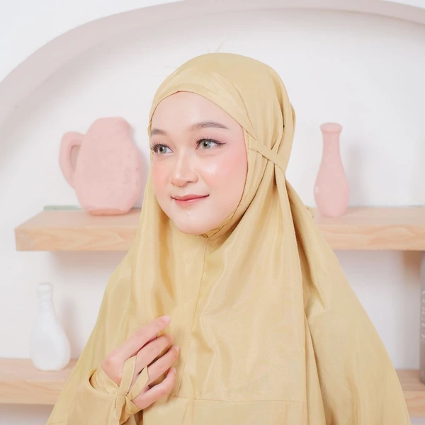 Mukena Hadramut Shafi, mukena Hadramut basic, polos