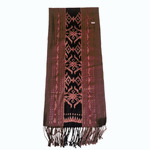 Selendang Tenun Ikat Maumere – Motif Nagalalang (Pewarna Alam)