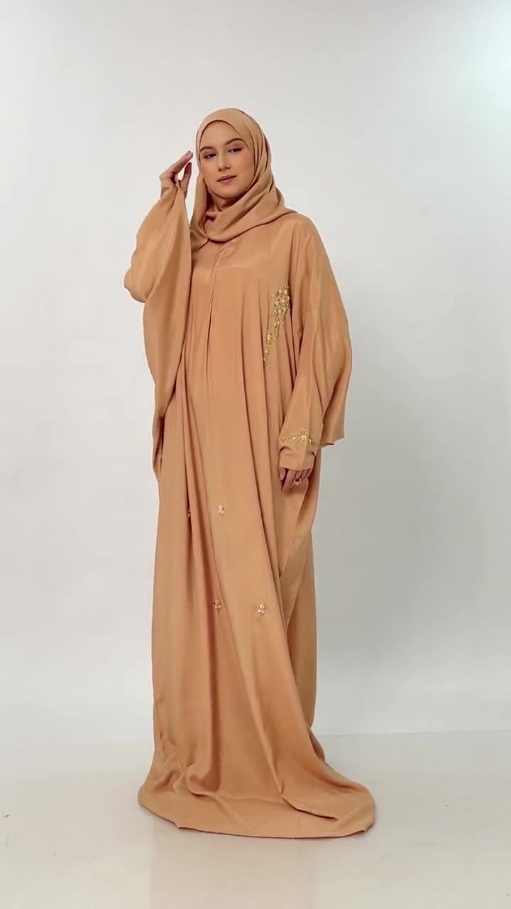 Mukena Pashmina Floral Vine