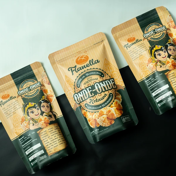 Onde-onde ketawa Flanella 150 gram