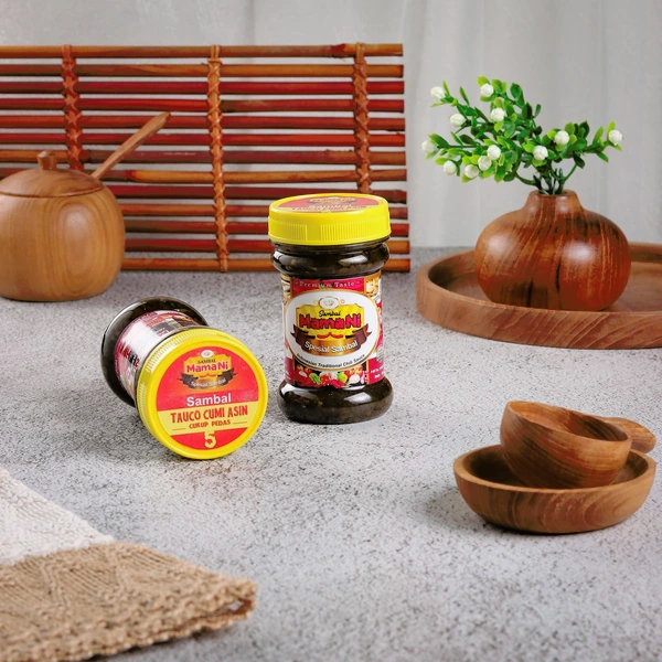 Sambal Tauco Cumi Asin Cukup Pedas 140 gram