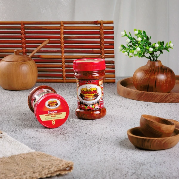 Sambal Balado Pete Teri Medan Pedas 140 gram