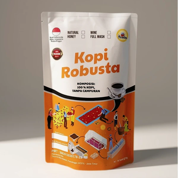 Kopi Robusta Honiku Bubuk