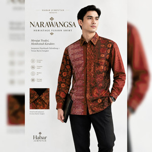 Narawangsa Jumputan Men's Shirt